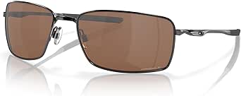 Oakley Men's OO4075 Square Wire Rectangular Metal Sunglasses