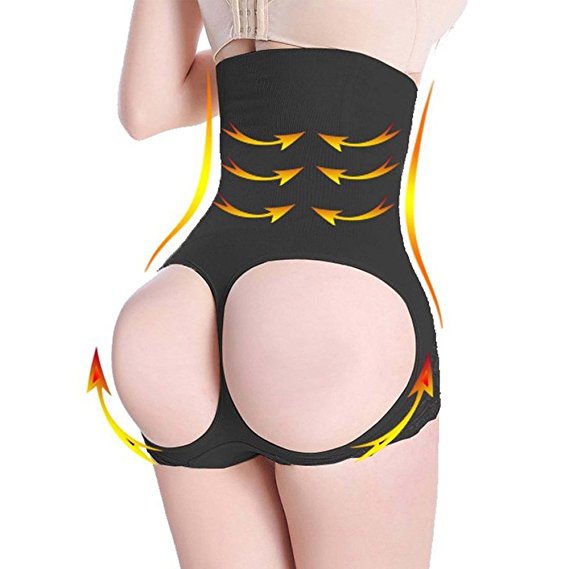 Evenriver Women's Sexy Butt Lift Panty Tummy Control Trimmer Shapewear Body Shaper