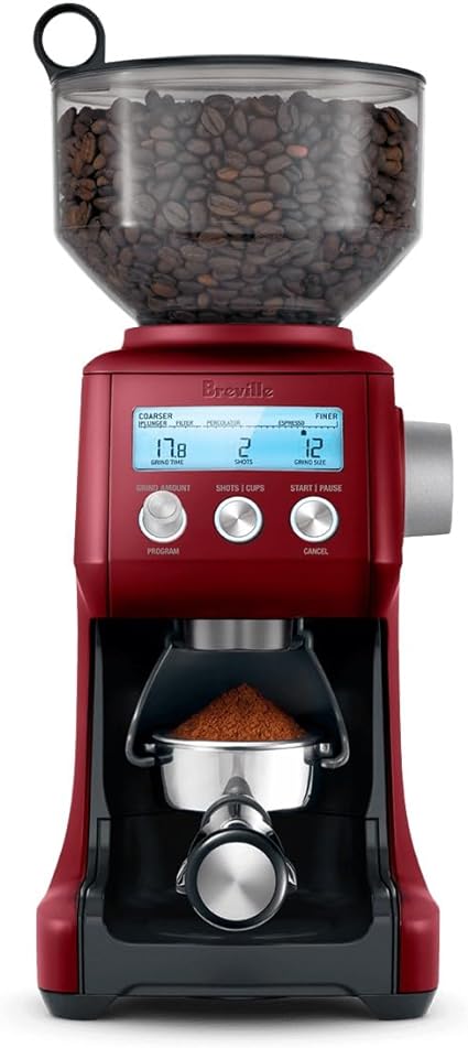 Breville The Smart Grinder™ Pro, BCG820RVC, Red Velvet Cake