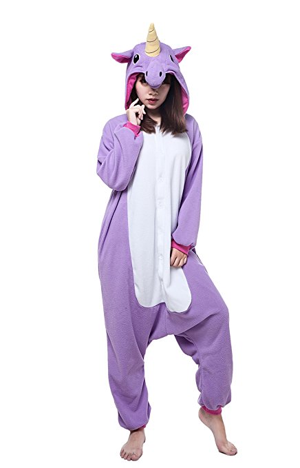 Unicorn Kigurumi Pajamas - Sakady Animal Cosplay Costume Unisex Adult Children Onesie Sleepwear