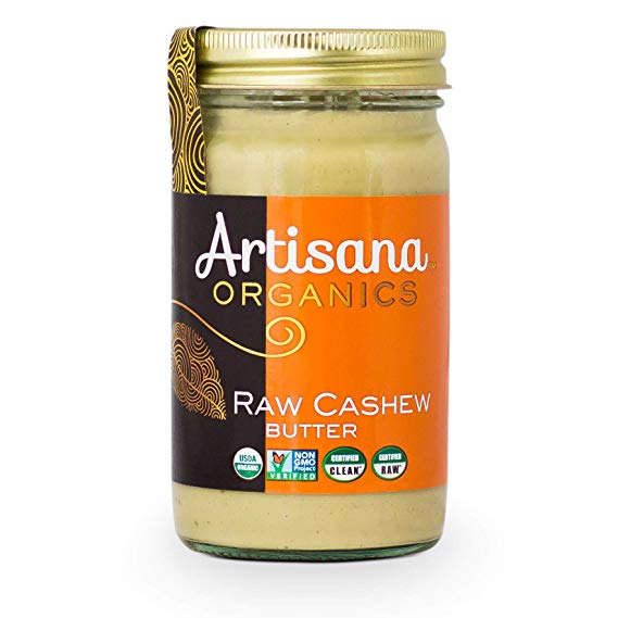 Artisana Organics Non GMO Raw Cashew Butter, 14 oz (6 Pack)