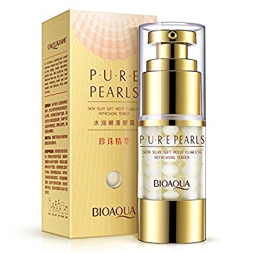 Eye Cream Anti-wrinkles Pearls Moist Collagen Remove Eye Bag Dark Circle Firming By HuntGold(Net Content: 25g)