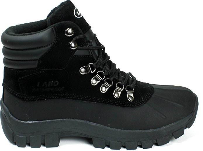 LABO Men's Winter Snow Boots Shoes Insulated Lace UP (D,M) CI602