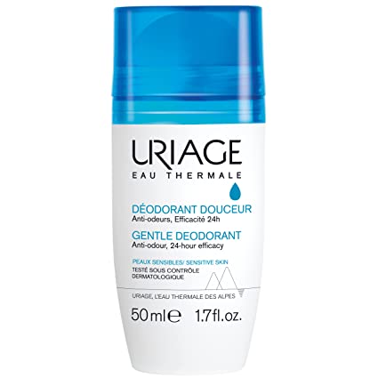 URIAGE Gentle Deodorant 24hr 1.7 fl.oz. | Roll-On Aluminum Free Protection for Excessive Armpit Sweat | Men and Women | Combats Odor and Provides a Fresh, Clean Feeling for 24hr