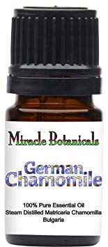 Miracle Botanicals German (Blue) Chamomile Essential Oil - 100% Pure Matricaria Chamomilla - 5ml, 10ml, 30ml Sizes - Therapeutic Grade 5ml