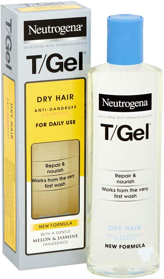 Neutrogena T/Gel Anti-Dandruff Shampoo for Dry Hair, 250 ml