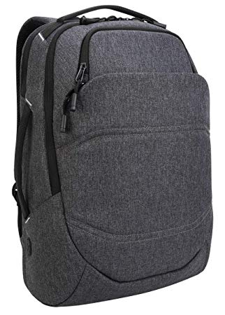Targus Groove X2 Max Backpack with Protective Sleeve Designed for Travel and Commute fits up to 15-Inch Macbook and Other Laptop, Charcoal (TSB951GL)