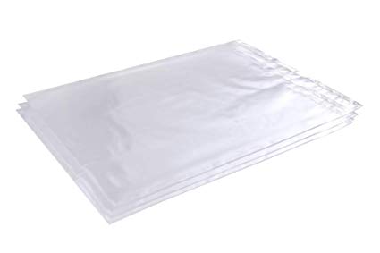 Wowfit 100 CT 18x24 1 Mil Clear Plastic Flat Open Poly Bags