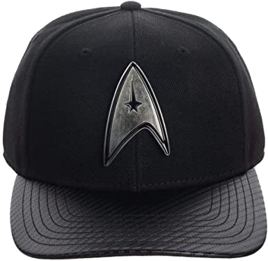 Bioworld Star Trek Semper Exploro Snapback Mens Hat Black