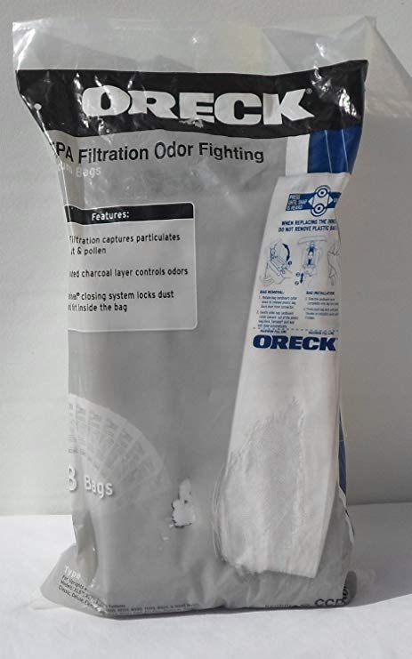 Oreck TYPE CC Odor Fighting Vacuum Bags CCPK8OF - 8 pack - Genuine