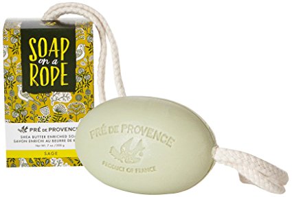 Pre de Provence Soap On a Rope, Sage, 200 Gram