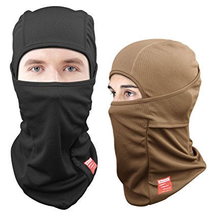 Dimples Excel Balaclava Motorcycle Tactical Skiing Face Mask [2-PACK]