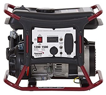 Powermate WX1200 Gas Powered Portable Generator with Manual Start, 1,200-watt by Pramac America