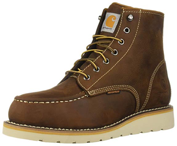 Carhartt Men's 6 Inch Waterproof Wedge Boot Steel Toe Industrial