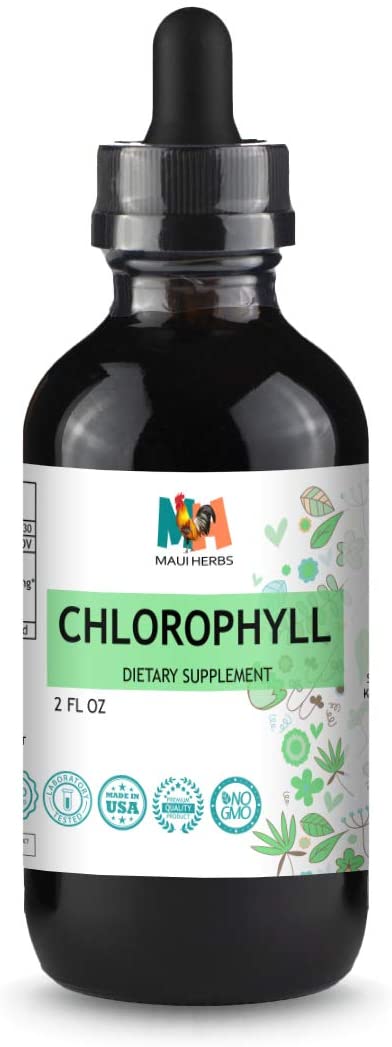 MH Research Chlorophyll Liquid Drops - Natural Dietary Supplement with Organic Sodium Copper Chlorophyllin Extract - Support Immune System & Boost Energy - Non-GMO Formula - 120 mg, 2 fl oz Bottle