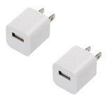 Wall Charger 2 Pack FreedomTech USB AC Universal Power Home Wall Travel Charger Adapter for iPhone 6 Plus 4 5 4S Samsung Galaxy S 2 3 4 5 Note 2 3 4 5 HTC iOS8 White