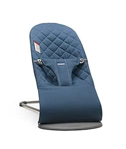 BabyBjörn Bouncer Bliss, Woven, Classic Quilt, Midnight Blue