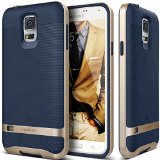 Caseology NTECeaq Wavelength Series Textured Pattern Grip Cover for for Samsung Galaxy S5 - Navy Blue