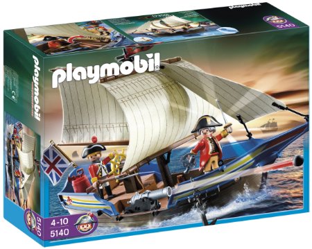 Playmobil 5140 Pirates Redcoat Battle Ship