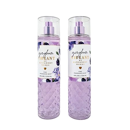 Bath & Body Works Fragrance Mist 2-Pack 8oz Each (Gingham Vibrant)