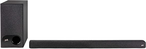 Polk Audio Signa S3 Ultra-Slim TV Sound Bar and Wireless Subwoofer with Built-in Chromecast | Works with 8K, 4K & HD TVs | Wi-Fi, Bluetooth | Voice Commands with Google Assistant