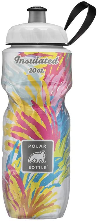 Polar Bottle Insulated Water Bottle 24 oz - 100% BPA-Free Cycling and Sports Water Bottle - Dishwasher & Freezer Safe (Spin Bermuda, 24 Ounce)