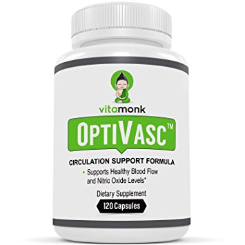 OPTIVASC™ - #1 Supplement For Healthy Blood Circulation - by VitaMonk - The Most Effective Natural Blood Flow Supplement To Support Your Cardiovascular Health
