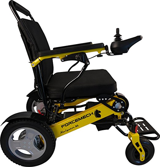 Forcemech Power Wheelchair - Navigator XL, Electric Folding Mobility Aid