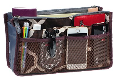 Vercord Purse Organizer,Insert Handbag Organizer Bag in Bag (13 Pockets 15 Colors 3 Size)