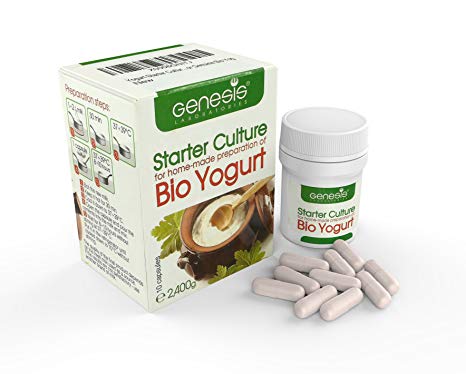 Bulgarian Yogurt Starter Culture - Tiny pack of 10 capsules for Genuine Bio Yogurt