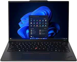 Lenovo Gen 12 ThinkPad X1 Carbon Laptop with Intel Ultra 7 165U vPro Processor, 14" WUXGA 100% sRGB Touchscreen, 32GB 6400MHz RAM, 1TB Gen4 Performance SSD, FHD+ IR+ RGB Camera, and Windows 11 Pro