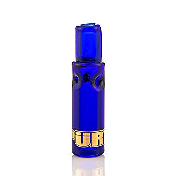 Purr Smokey Rolling Tip (Blue) - Improve Your Smoking Experience with This High Quality Glass Filter Tip for Tastier Flavor & Smoother Hits! Easily Cleaned & 100% Reusable. Great for Hand Rolls