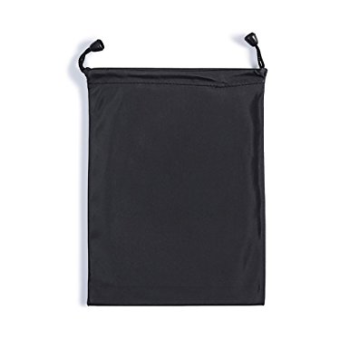 GLCON Waterproof Black Dark Small Carrying Storage Pouch Case Canvas Bags for iPhones Pencil Case Cosmetic Bags iPad Mini,case for headset earphones,Protection power bank ps vita video/audio players