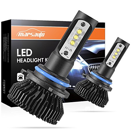 9006/HB4 LED Headlight Bulbs Conversion Kit Marsauto Low Beam/Fog light bulb 12x CREE Chips - 6000K White (Pack of 2)