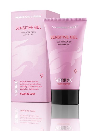 Viamax Sensitive Gel - Female Stimulating Gel and Personal Lubricant Made of High Quality Herbs to Increase the Supply of Blood in the Genital Area, Enhance Sensitivity and Makes It Easier to Achieve an Orgasm. Make Your Climax Last Longer!