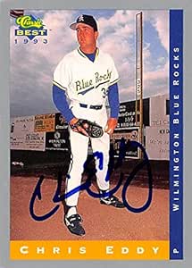 Chris Eddy autographed baseball card (Colorado Rockies, FT) 1993 Classic Best #109 Rookie - Baseball Slabbed Autographed Cards