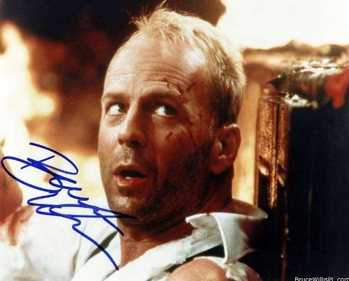Bruce Willis in The 5th Element Signed Autographed 8 X 10 Reprint Photo - Mint Condition