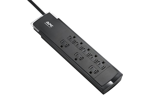 APC 8-Outlet Surge Protector Power Strip 3420 Joules, SurgeArrest Performance (P8)