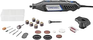 Dremel 4000-1/25 Variable Speed Rotary Tool Kit- Engraver, Polisher, and Sander- Perfect for Cutting, Detail Sanding, Engraving, Wood Carving, and Polising- 1 Attachment & 25 Accessories