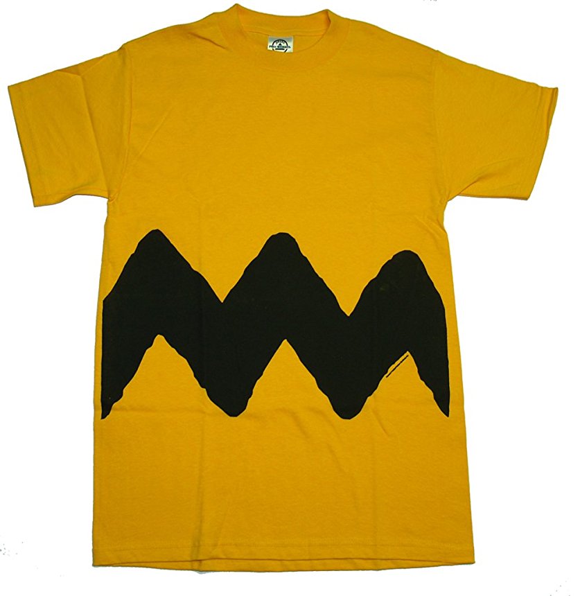 Charlie Brown Peanuts Stripe Costume T-Shirt Tee