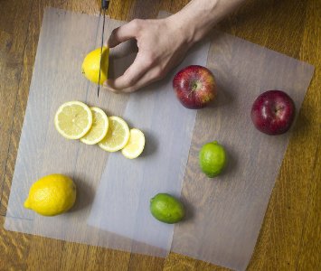 TidyKitchen Fruit and Vegetable Flexible Chopping Mat Set - Perfect for Cutting up Fruits, Vegetables, Meats - Lifetime Satisfaction Guaranteed