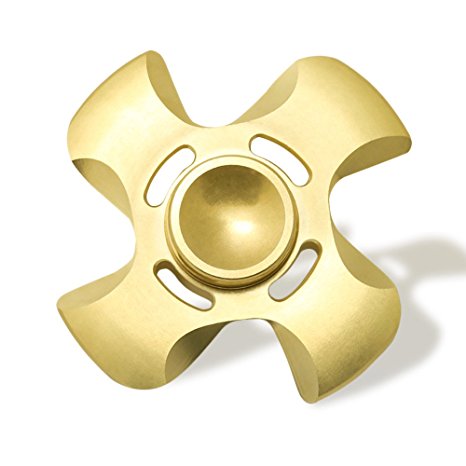 Fidget Spinner, Kimwing Brass Hand Spinner with Hybrid Ceramic Bearing High Speed Up to 8 Mins