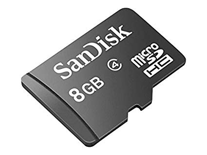 SanDisk 8 GB Class 2 microSDHC Flash Memory Card with SD Adapter