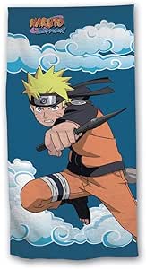 AYMAX S.P.R.L Naruto Bath Towel