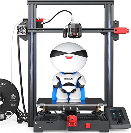 Creality Ender 3 Max Neo 3D Printer, Official Upgrade Large Size FDM 3D Printers with CR Touch Auto Leveling Bed, Filament Sensor, Z-axis Double Screw, Printing Size 300x300x320 mm