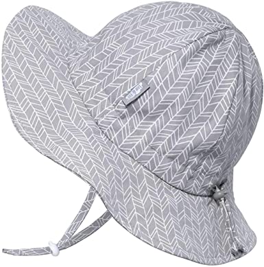 JAN & JUL GRO-with-Me Adjustable Toddler Sun-Hat with UV Protection for Baby and Kids, Cotton