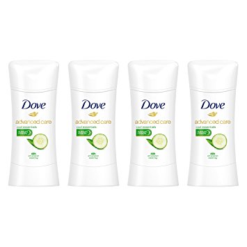 Dove Advanced Care Antiperspirant, Cool Essentials 2.6 oz, 4 Count