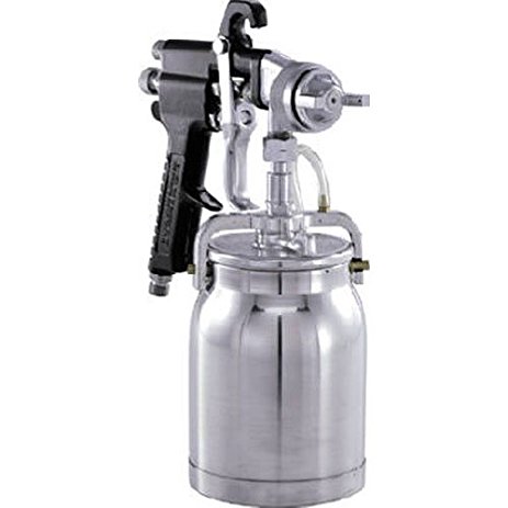 General Purpose Paint Sprayer Gun - Pattern and Fluid Control handheld Sprayer w/ 32-ounce Anti-Drip Canister (Campbell Hausfeld DH650001AV)