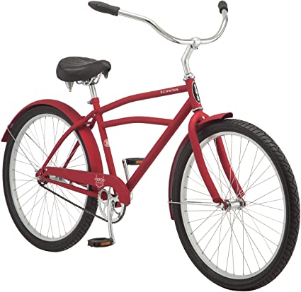 Schwinn Huron and Mikko Adult Beach Cruiser Bike, Featuring 17-Inch/Medium Steel Step-Over Frames, 1-3-7-Speed Drivetrains