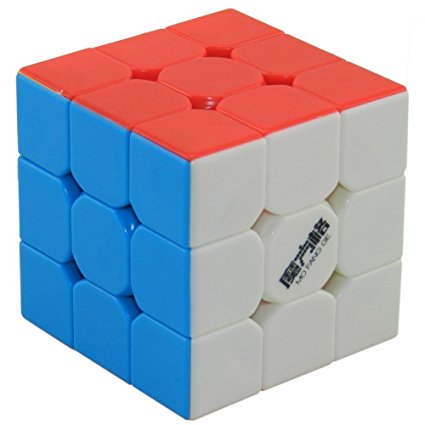 D-FantiX Qiyi Thunderclap 3x3 Speed Cube Stickerless Smooth Magic Cube Puzzle 57mm